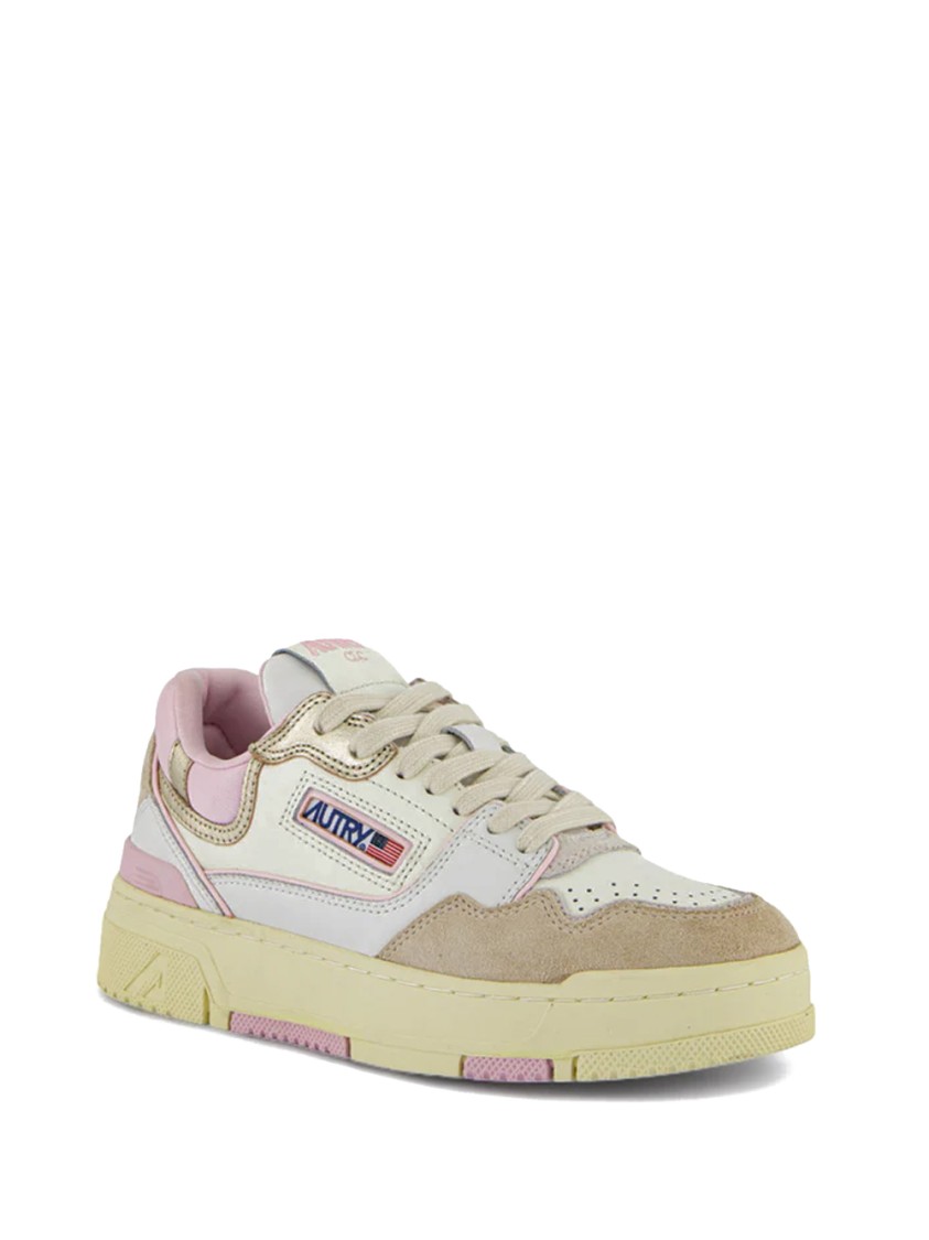 Autry Clc Low Retro-inspired Sneakers With Sole In Multi