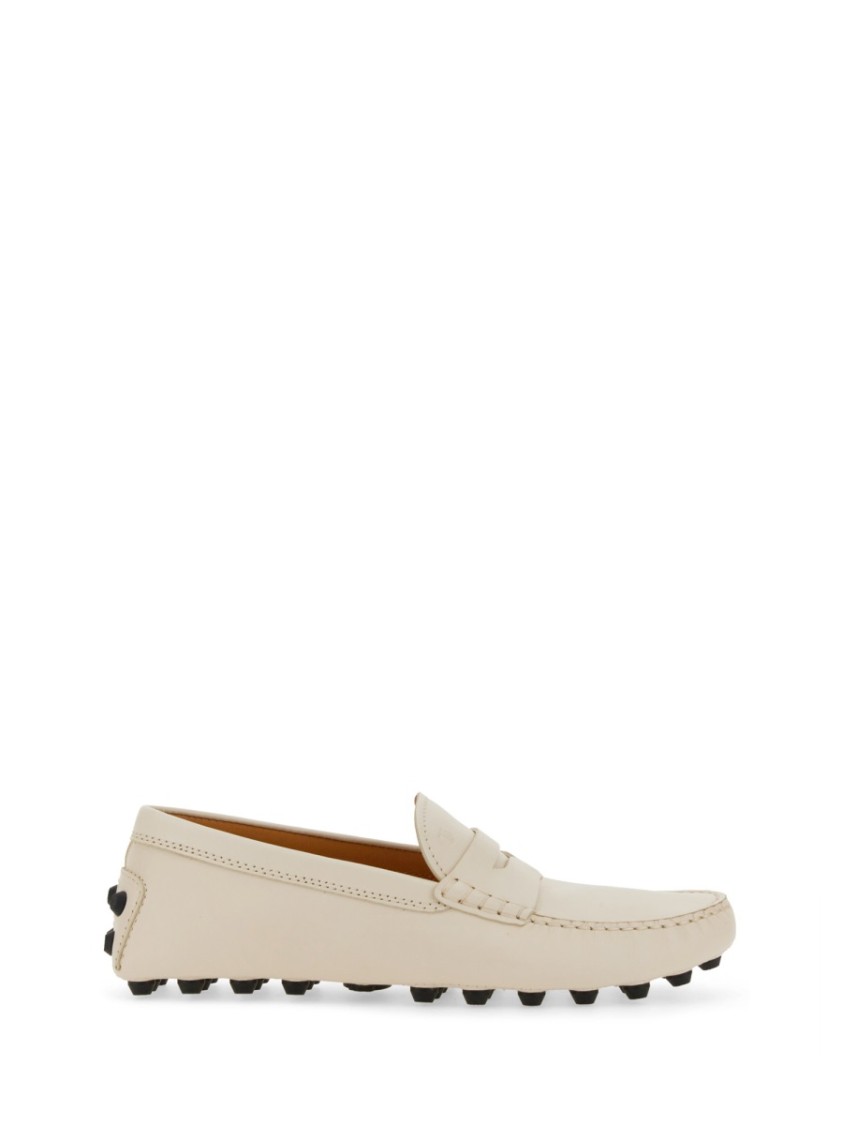 TOD'S TOD'S RUBBERIZED MOCCASIN