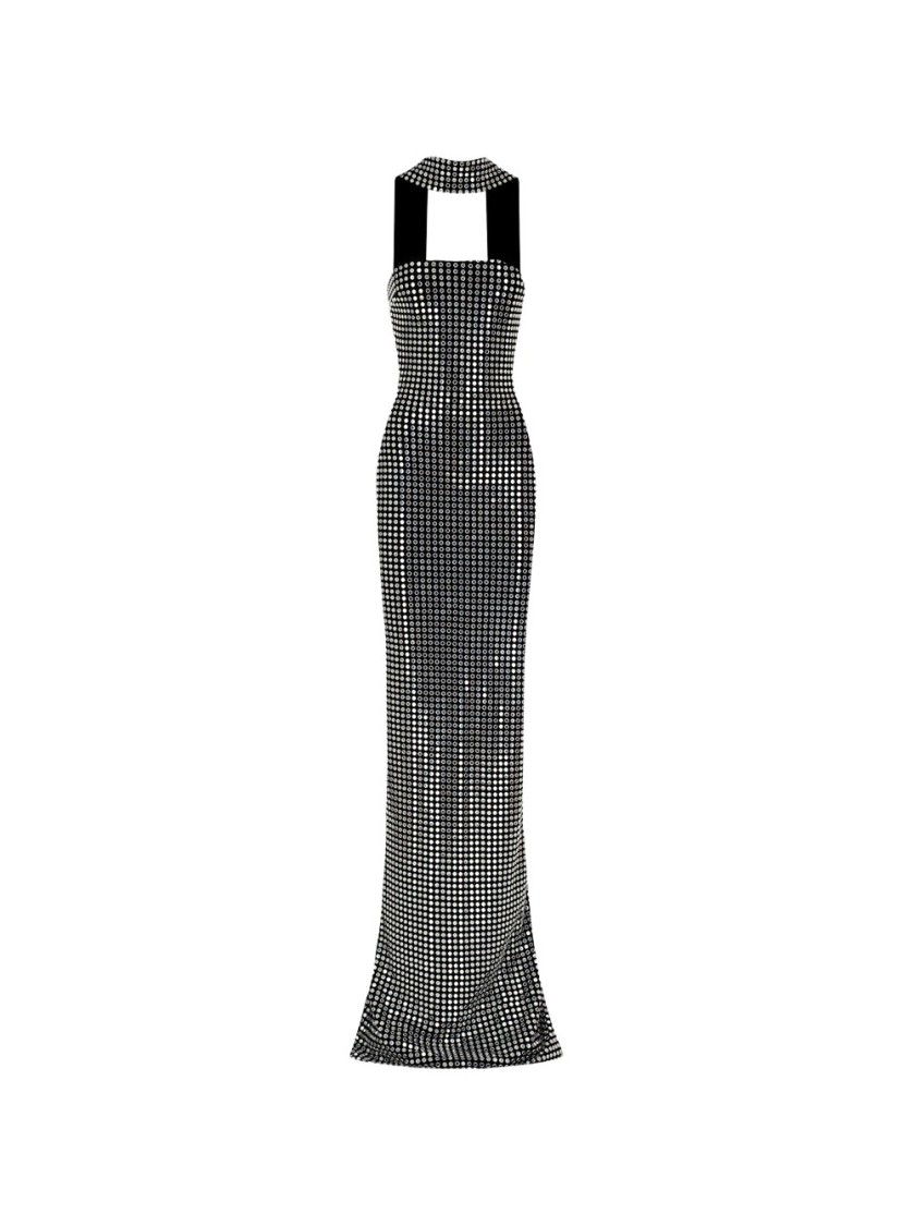 The New Arrivals By Ilkyaz Ozel Suri Gown Istanbul - Black In Black
