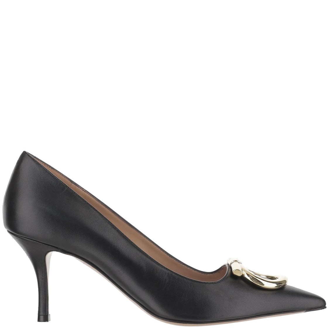 Ferragamo Salvatore  Gancini Maxi Pumps In Black