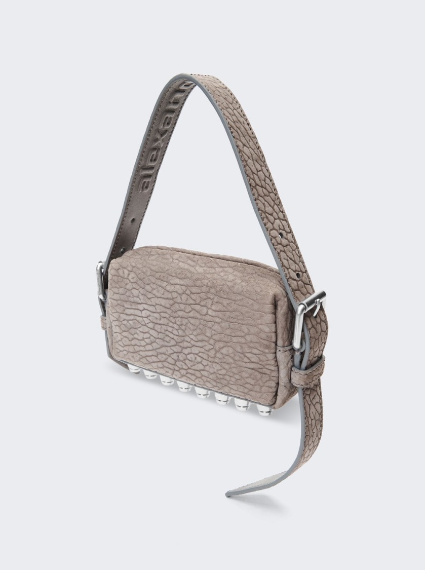 Alexander Wang Ricco Mini Crossbody Bag Grey In Grey
