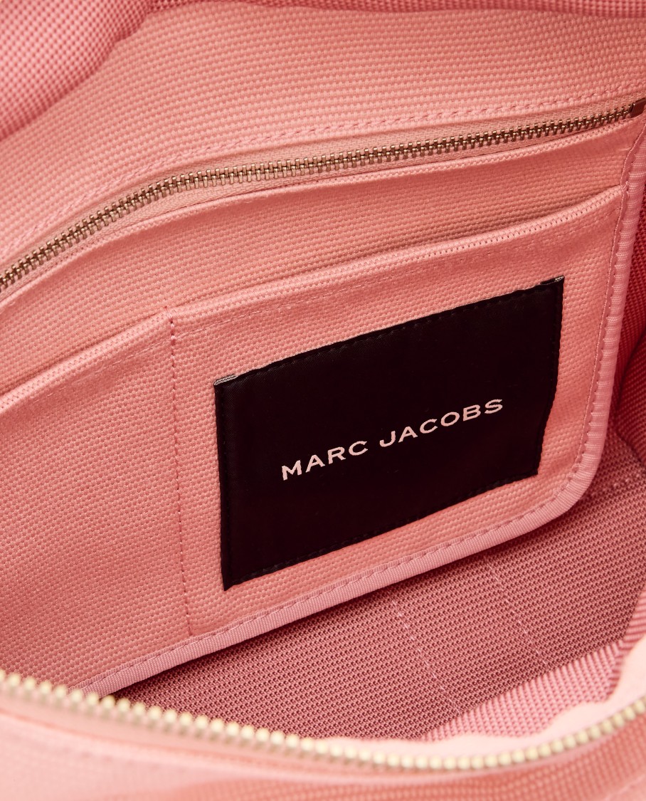 Marc Jacobs The Jacquard Small Tote Rose Handbag In Pink