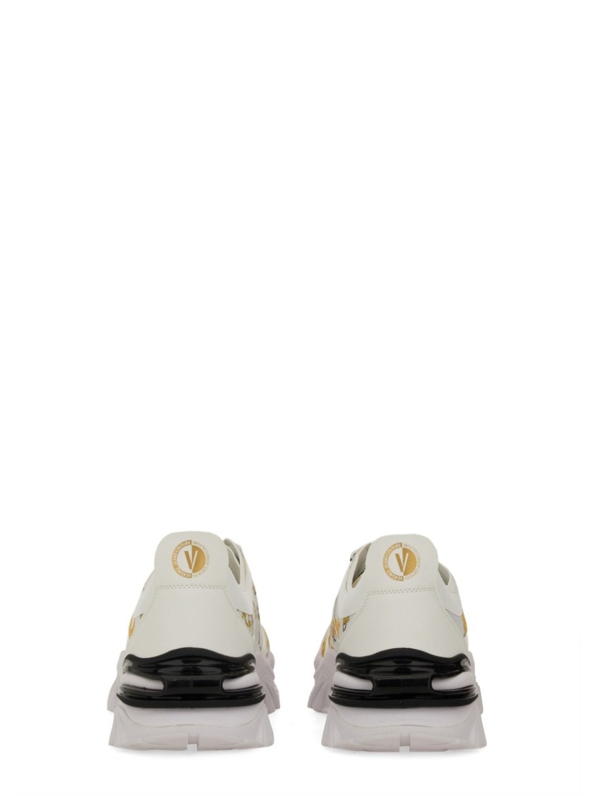 VERSACE JEANS COUTURE VERSACE JEANS COUTURE CHUNKY SOLE SNEAKERS WITH PROMINENT LOGO