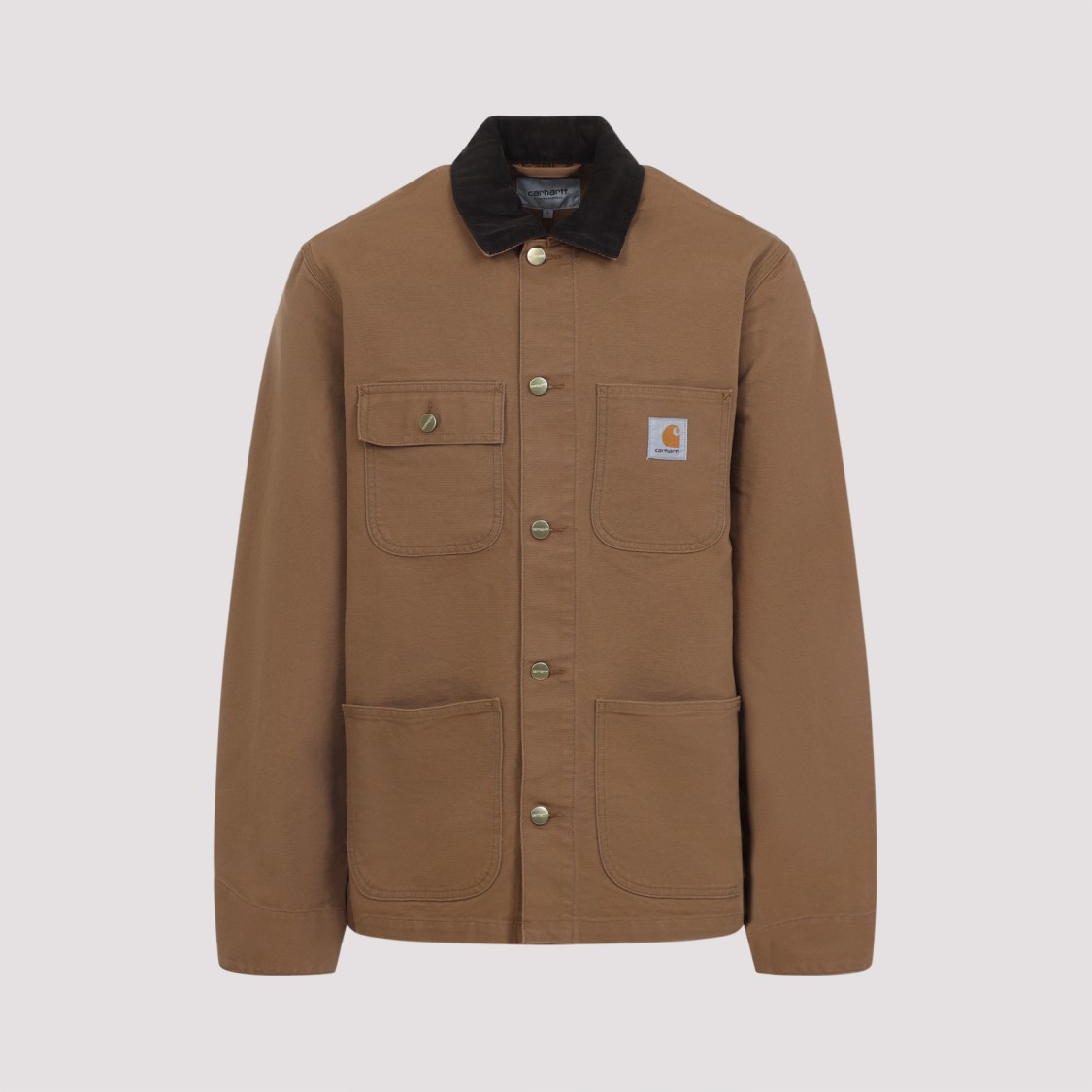 Carhartt Work In Progress Michigan Canvas Coat In Brown