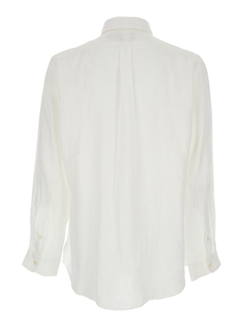 Shop Polo Ralph Lauren White Shirt With Classic Collar