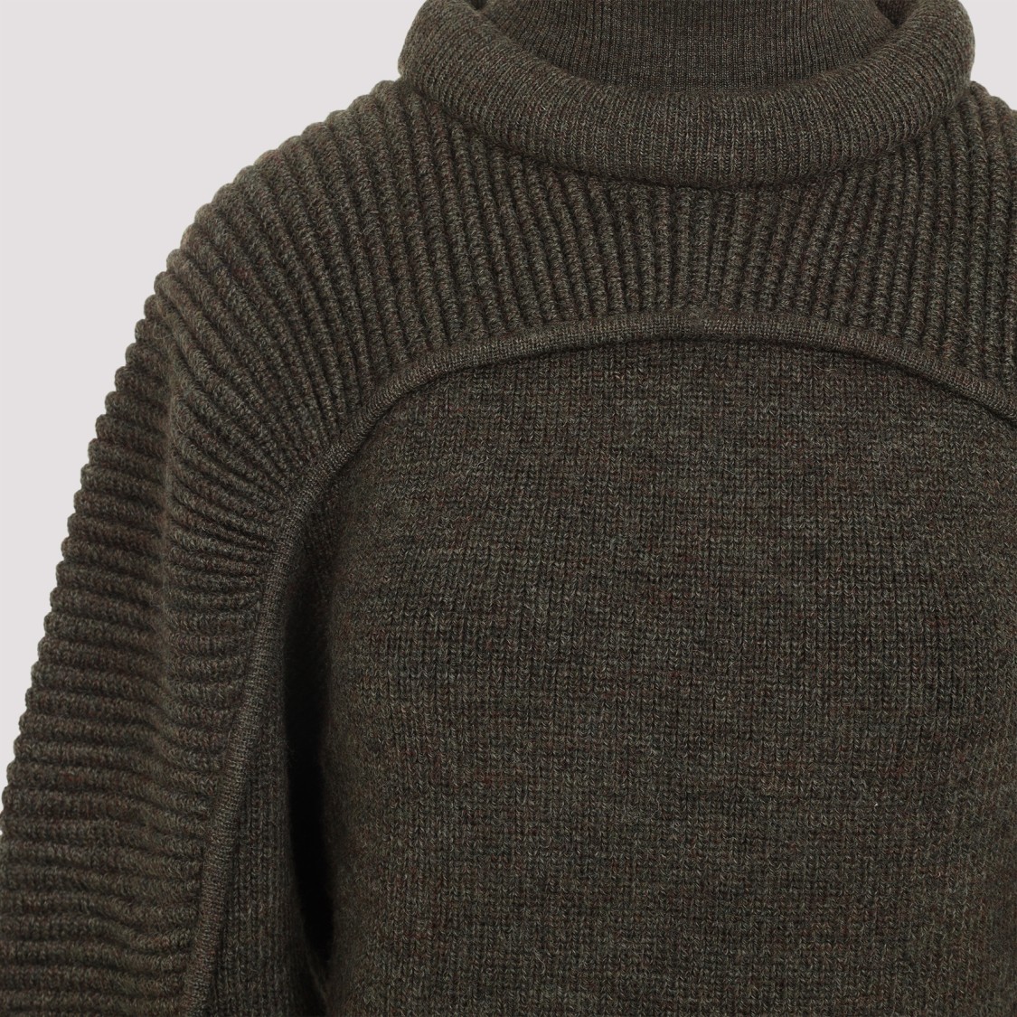 Isabel Marant Hilde Wool Mini Dress In Green