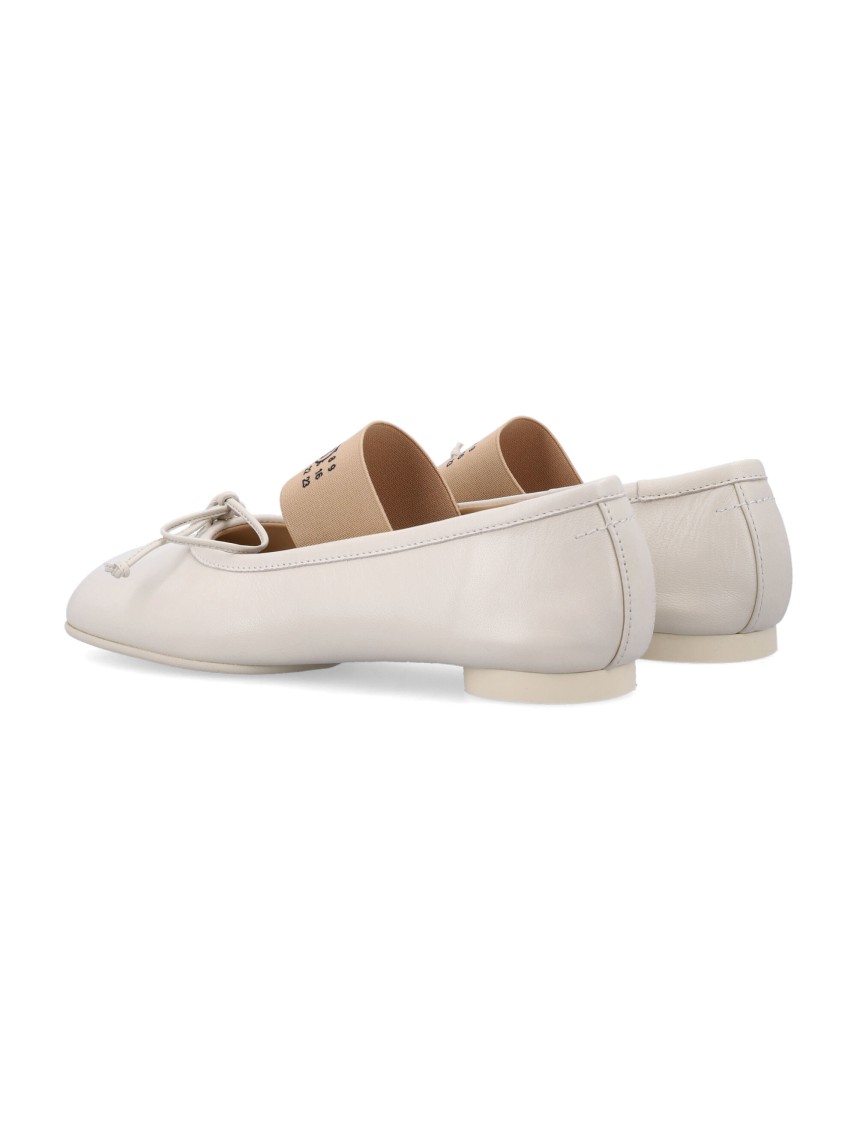 Shop Mm6 Maison Margiela Mm6 By Maison Margiela Anatomic Ballerinas In White