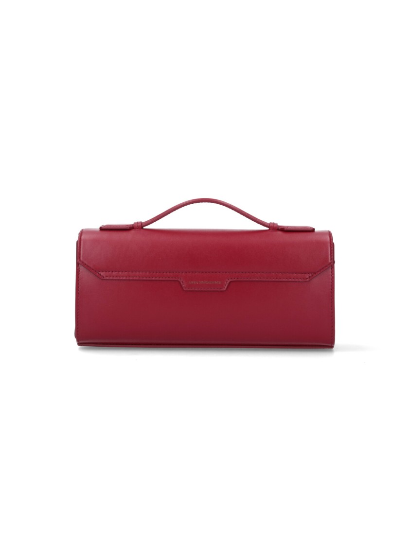 Anya Hindmarch Mortimer Clutch In Red