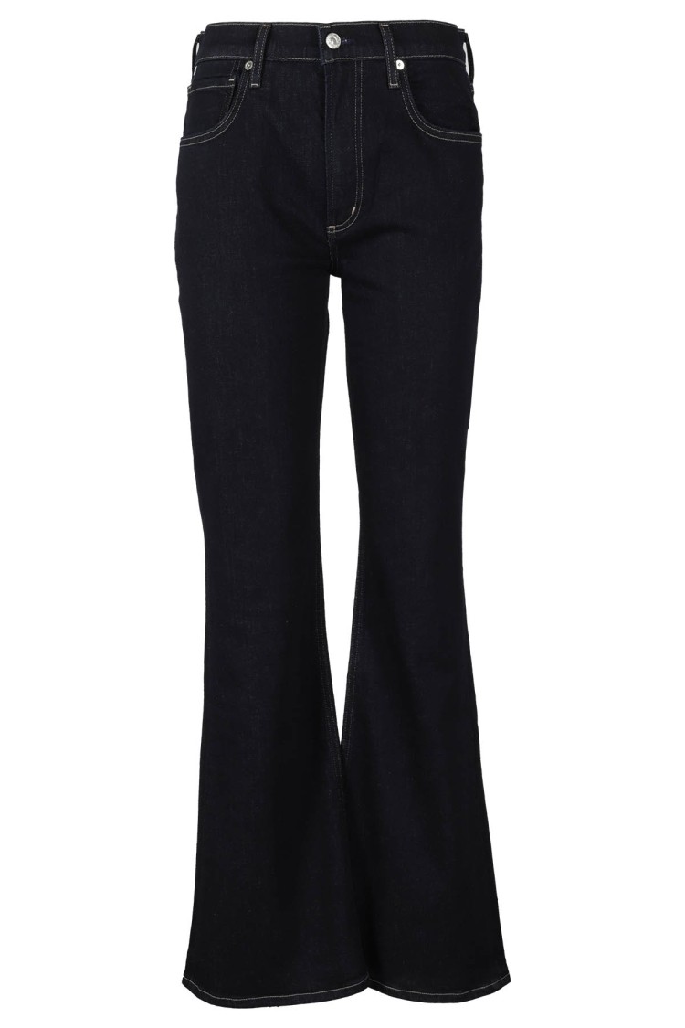 Citizen Of Humanity Mid-rise Flared Jeans In Blue