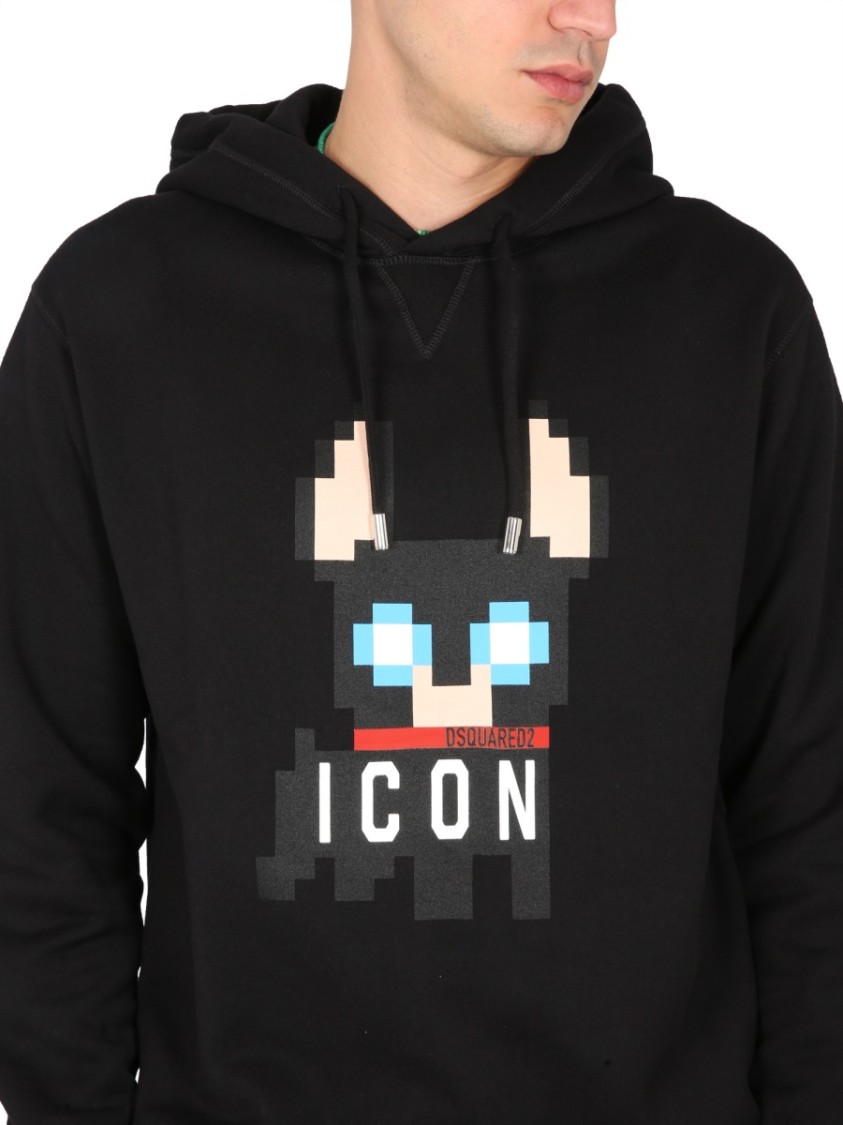Shop Dsquared2 Cyrus Cool Sweatshirt In Black
