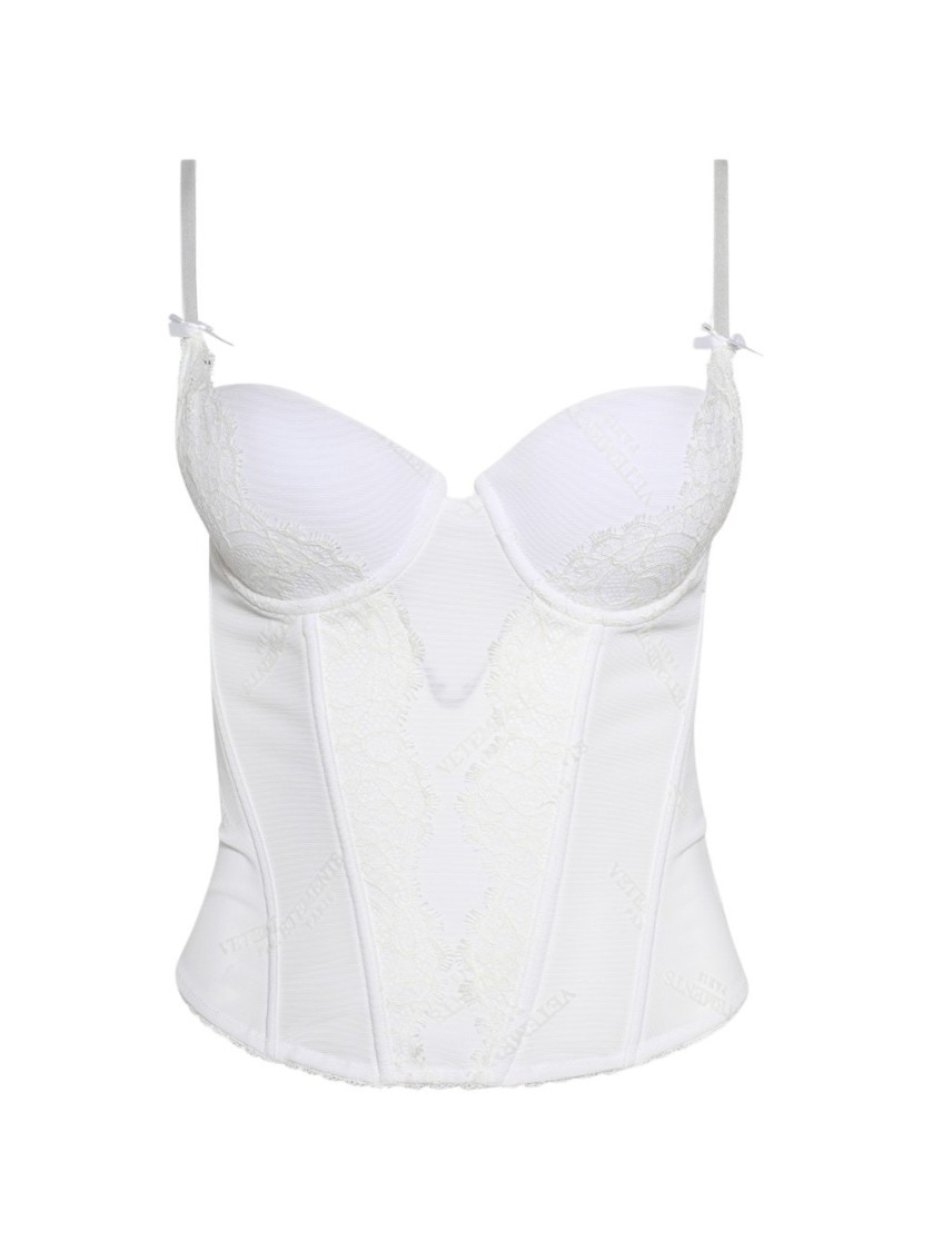 Vetements Corset Top White In White