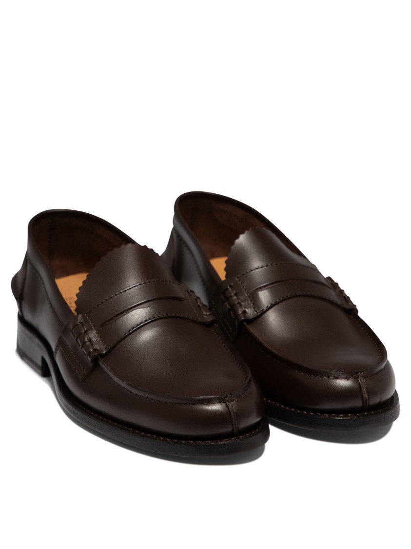 Saxone Of Scotland Arran Loafers & Slippers Brown In Black