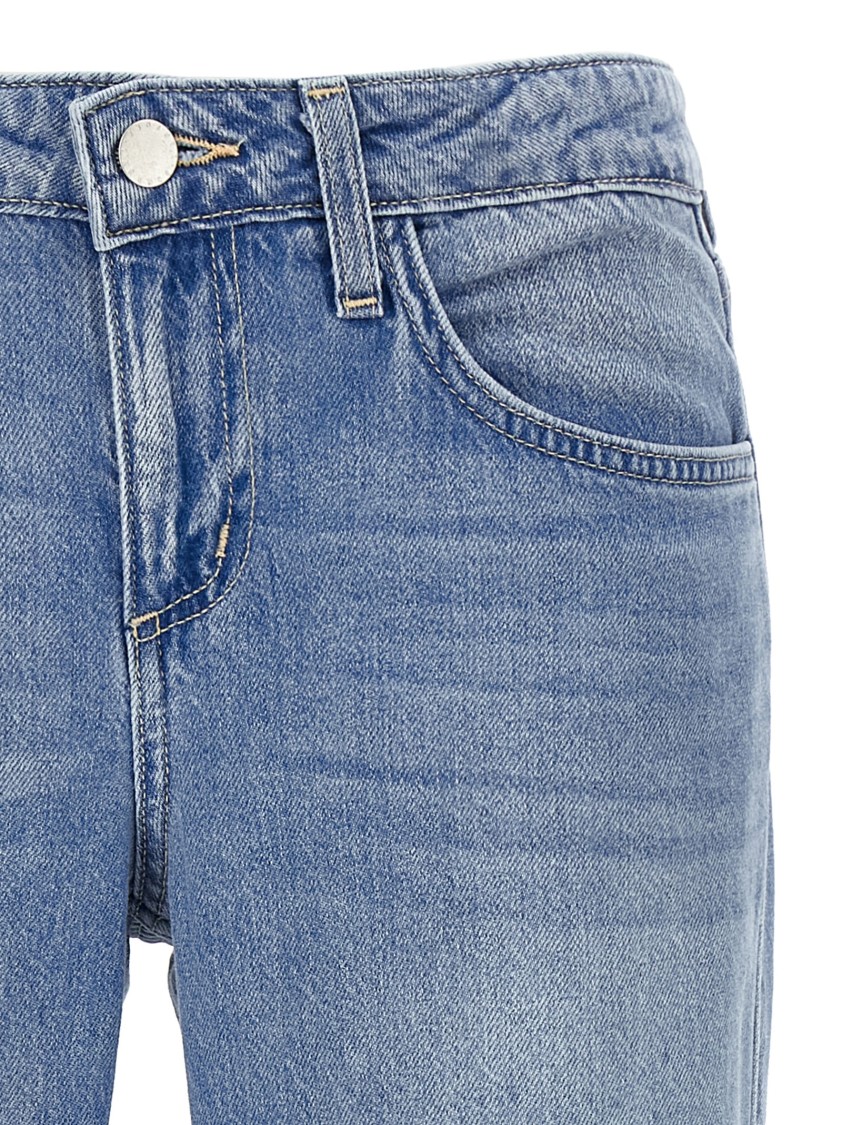 L Agence Nevia Five-pocket Jeans In Blue