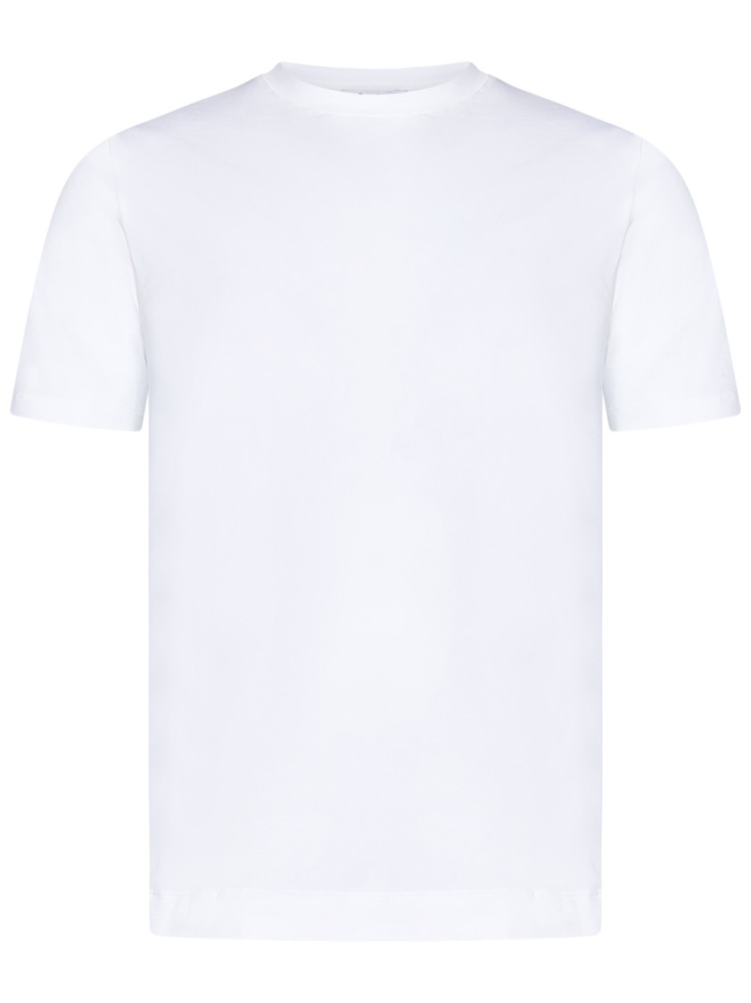 Cruciani Crew Neck T-shirt In Stretch Cotton Jersey