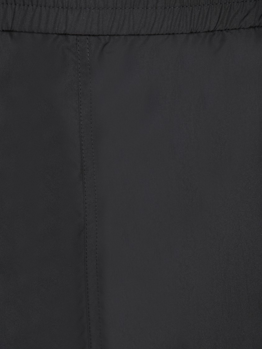 Givenchy Nylon Shorts With Elastic Waistband And Functional Pockets In Black