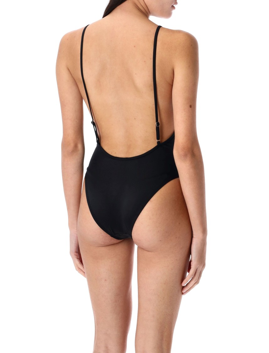 Diesel Daisydnm Onepiece Swimsuit In Black