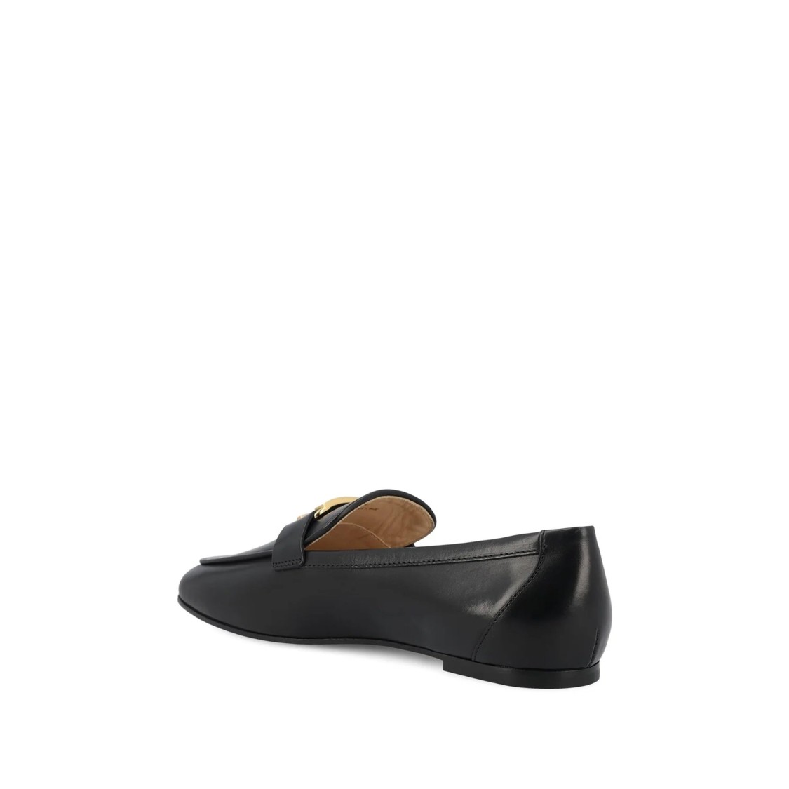Tod's T Timeless Leather Loafers In Black