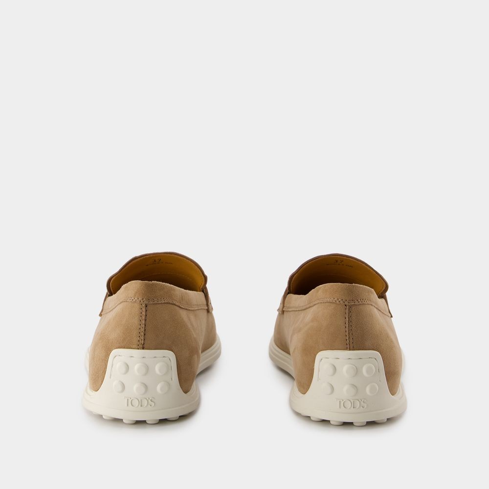 Shop Tod's Gomma Leggero Loafer - Rubber - Brown