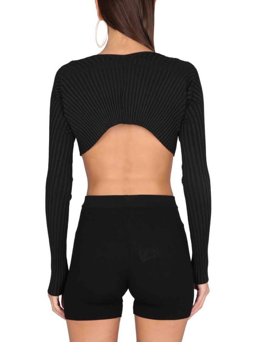 Jacquemus Le Maille Pralu Sweaters And Cardigans In Black
