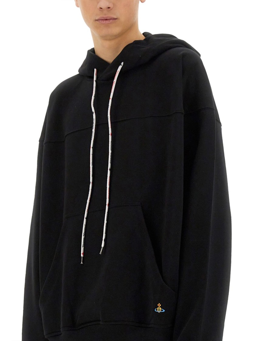 Shop Vivienne Westwood "orb" Sweatshirt In Black