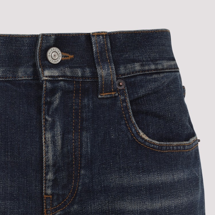 【関税＆送料込み】Balenciaga Dark Blue Cotton Denim Jeans Balenciaga Slim Fit Bootcut Dark Blue Cotton | THE LIST