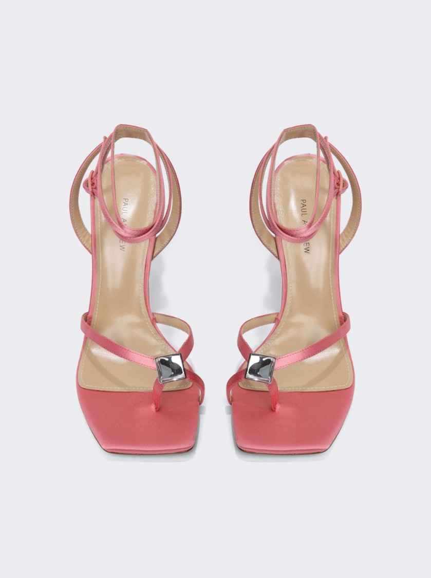Paul Andrew Cube Toe Ring High Heel Sandal