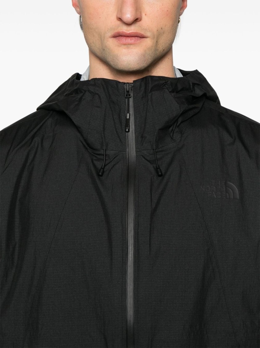 The North Face Nylon-finish Black Parka With Adjustable Drawstrings In Black