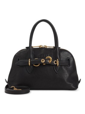 ショルダーバッグ・ポシェット Miu Miu Compact Structured Shoulder Bag In Smooth Calf Miu Miu Compact Structured Shoulder Bag In Smooth Calf