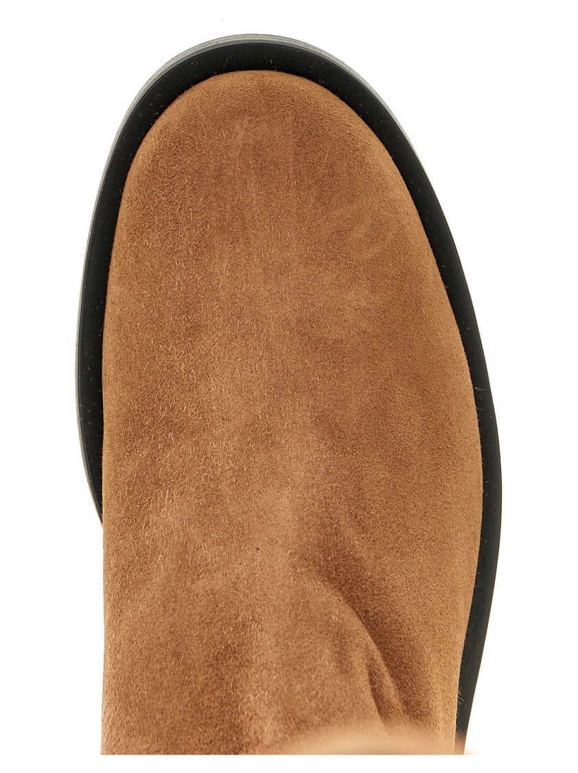 Stuart Weitzman 5050 Bold Fringe' Boots In Brown