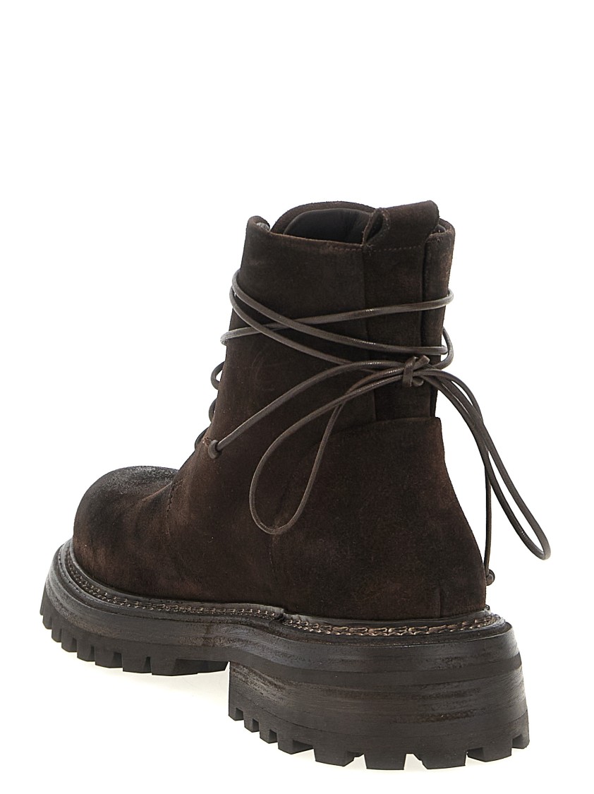 Marsèll 'carrucola' Combat Boots In Brown