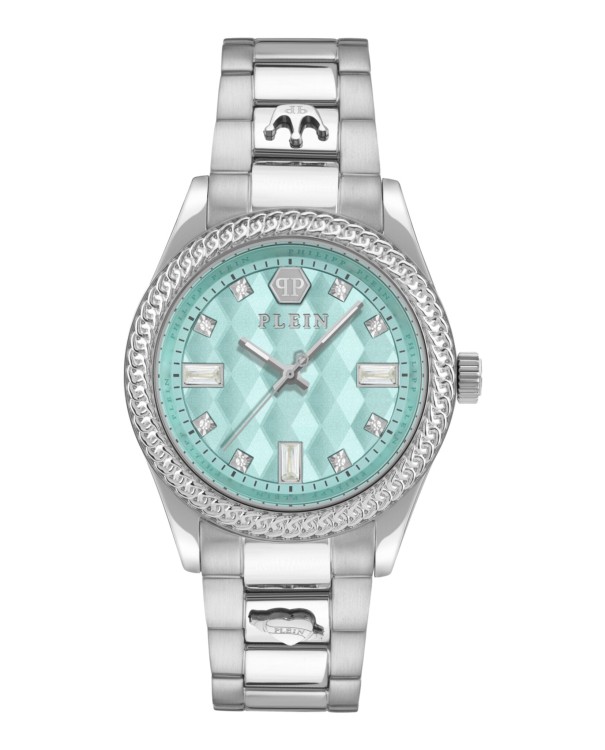 腕時計その他 Philipp Plein 38Mm Stainless Steel Watch With Blue Guilloche Philipp Plein 38Mm Stainless Steel Watch With Blue Guilloche