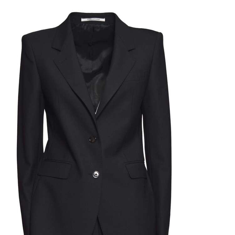 セットアップ Tagliatore Paris Suit In Black Virgin Wool Blend Tagliatore Paris Suit In Black Virgin Wool Blend Suit