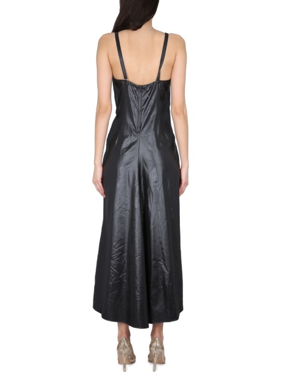 Maison Margiela Moiré Polyester Dress Midi | THE LIST