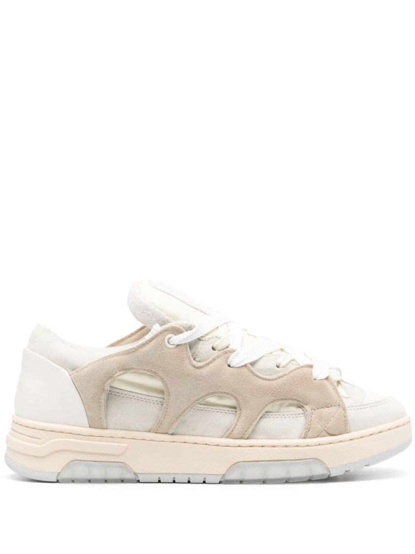 Shop Santha Logo Sneaker In Neutrals