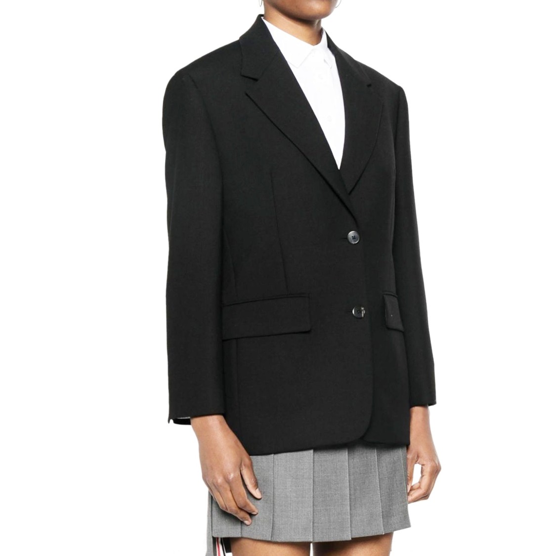 Prada Wool Blazer In Black