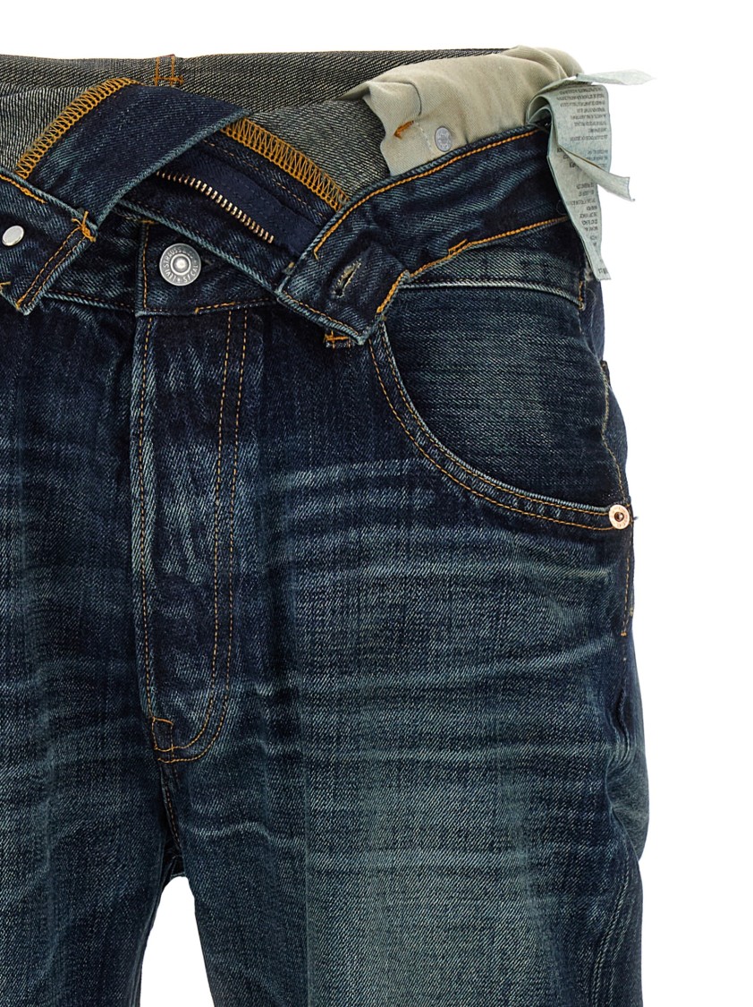 Junya Watanabe Levi's® Jeans Contrast Stitching In Blue