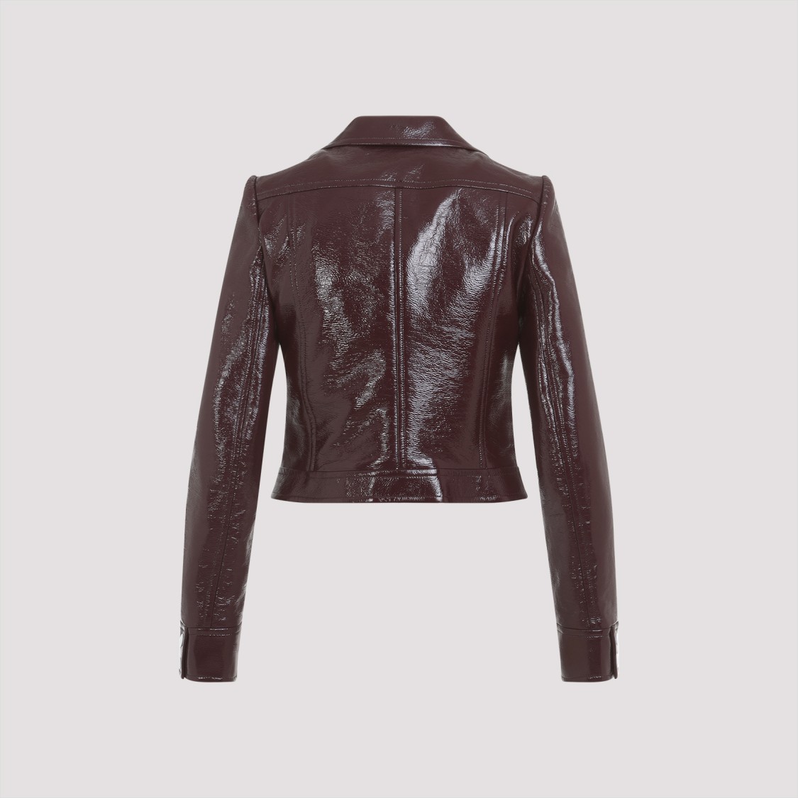 Courrèges High Collar Cropped Cotton Jacket