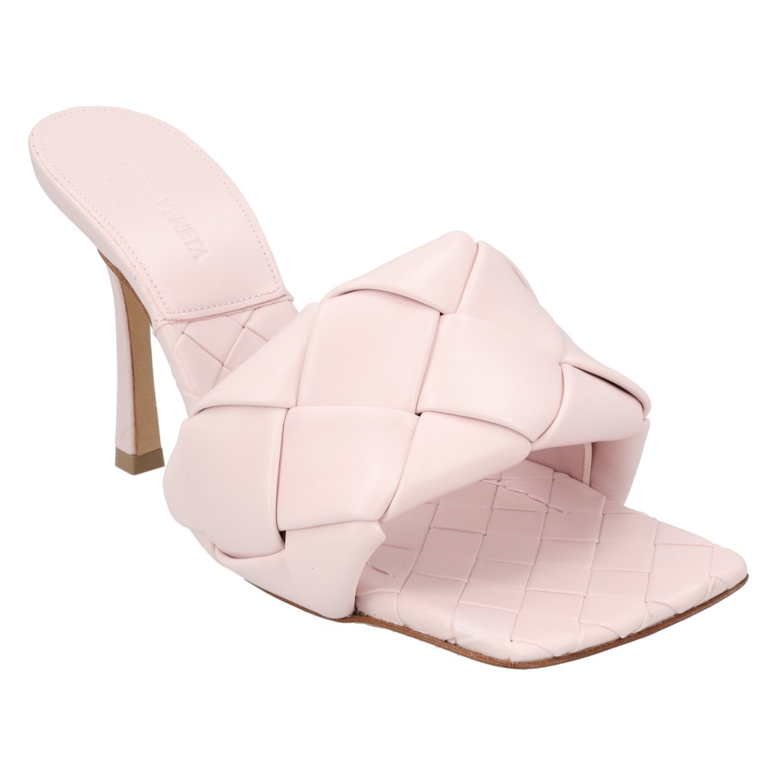 Bottega Veneta Lido Mule Pink In Multi