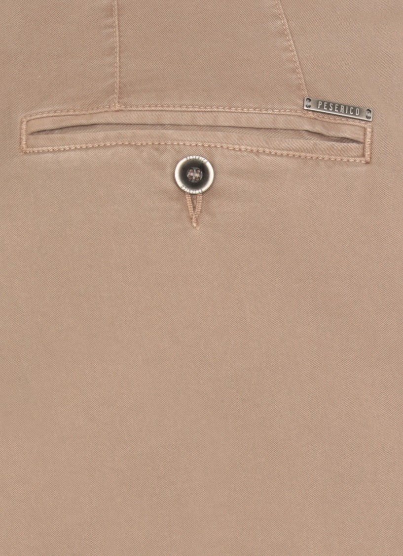 Peserico Men's Cotton Pants Back Pockets In Neutral
