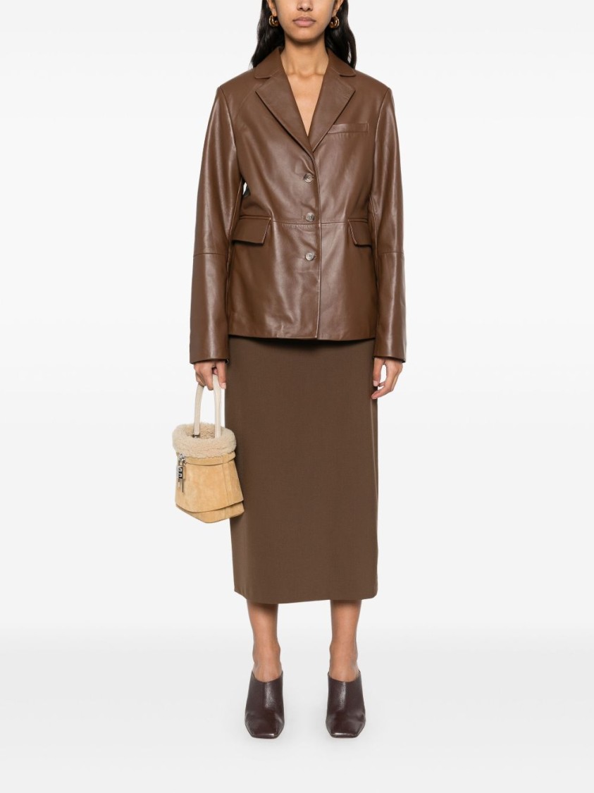 Loulou Studio Brown Aldo Blazer In Brown