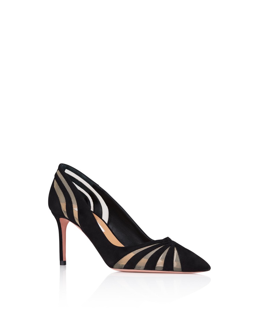 Shop Aquazzura The Spy Pump 75