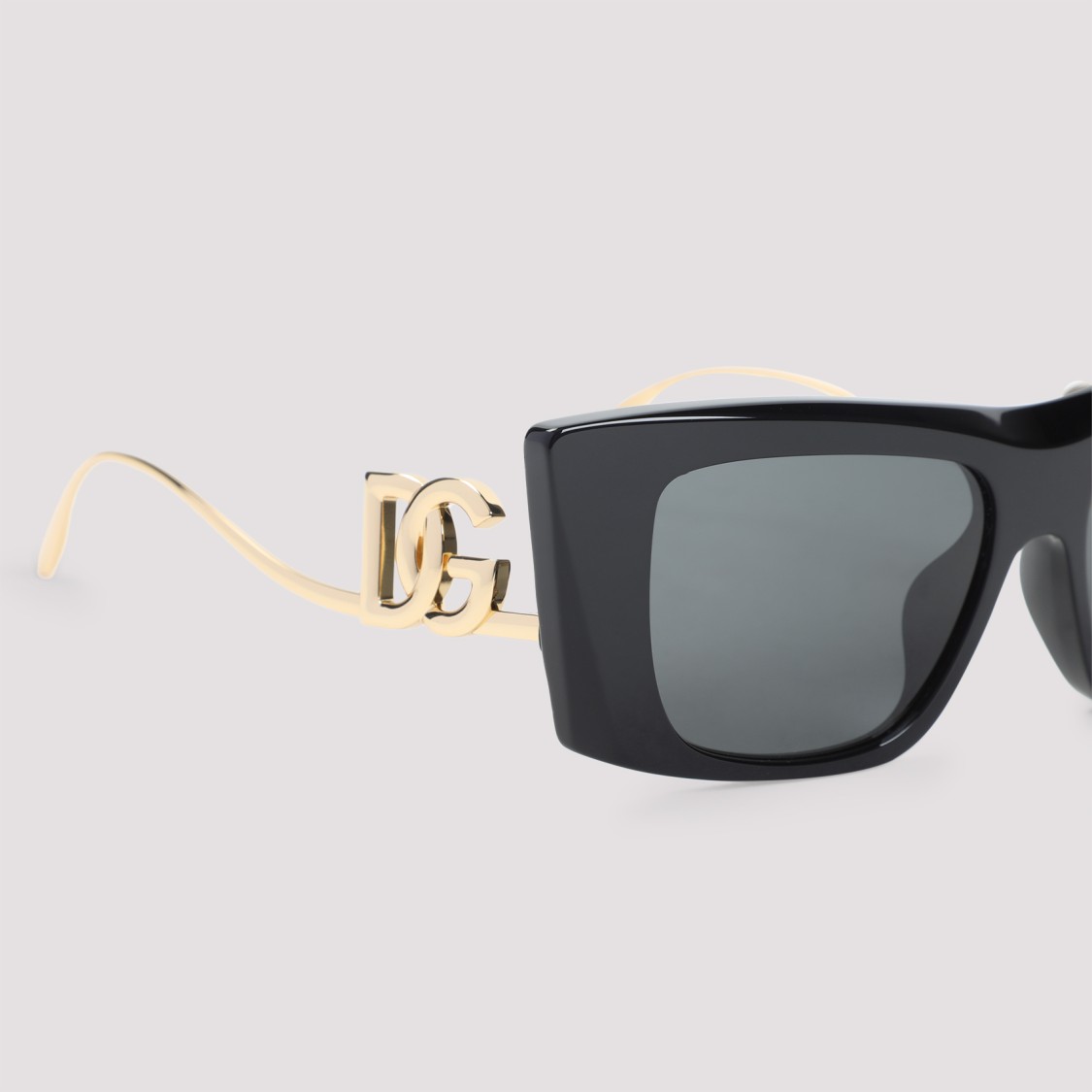 Dolce & Gabbana Black Acetate Eyewear Sunglasses