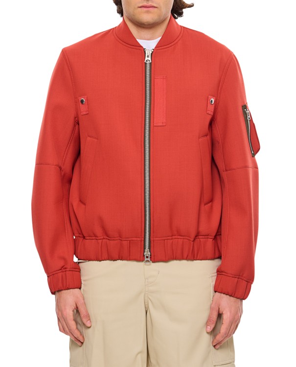 Sacai Suiting Bonding Blouson Bomber Jacket | THE LIST Sacai Suiting Bonding Blouson Bomber Jacket | THE LIST