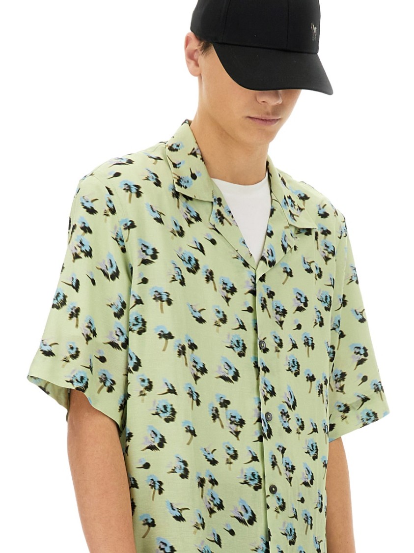 Shop Paul Smith Bowling Shirt In Multicolor