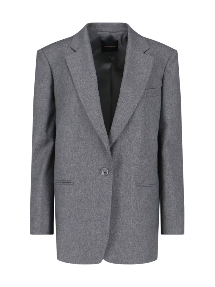 The Andamane Tailored Jacket With Front Pockets And Notch Lapel