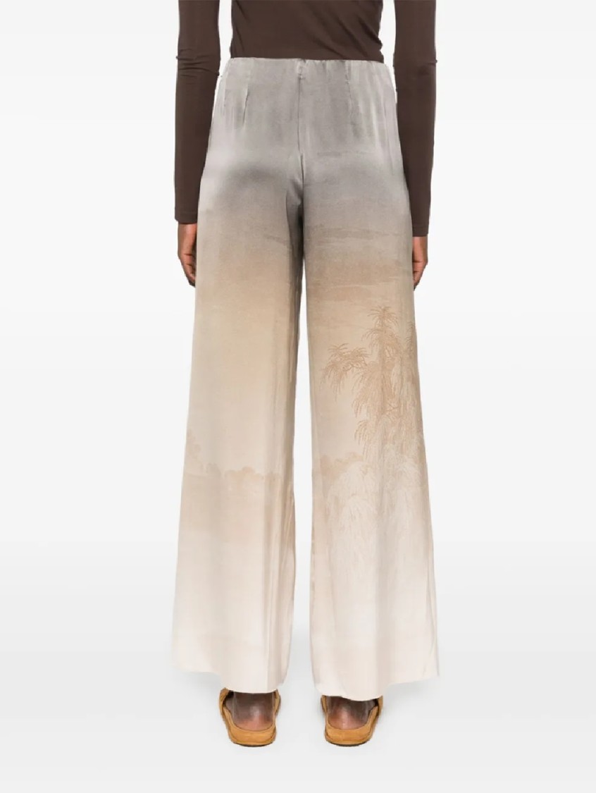 Pierrelouis Mascia Wide-leg Trousers With Gradient Design