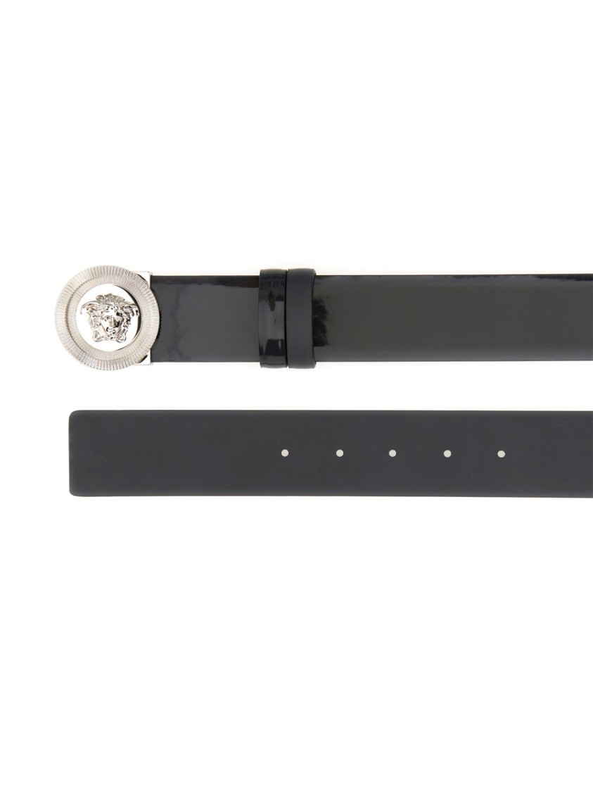 Versace Reversible Belt The Jellyfish In Black