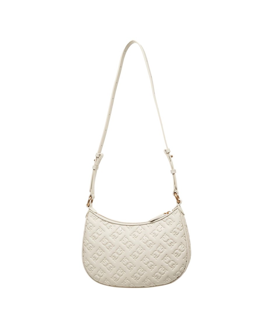 PINKO PINKO SHOULDER BAG WITH MONOGRAM 'MINI HALF MOON'