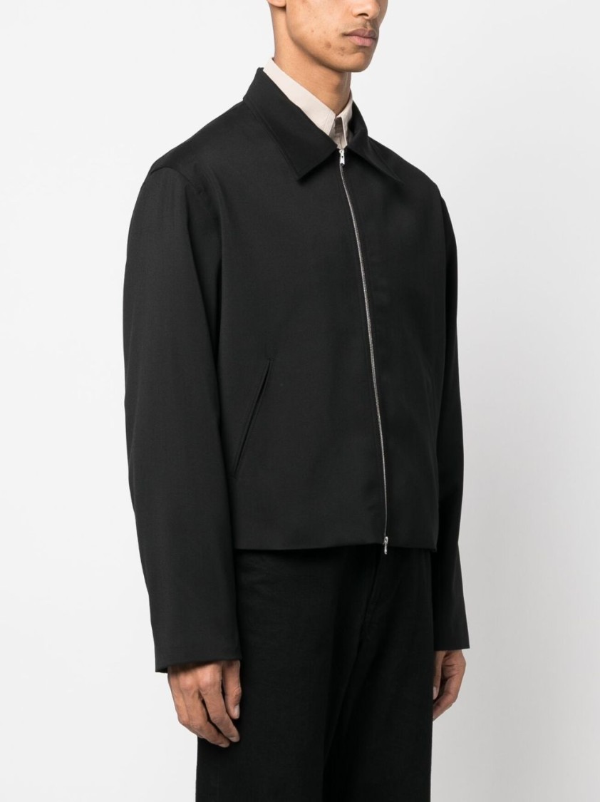 Our Legacy Jacket With Collar In Black
