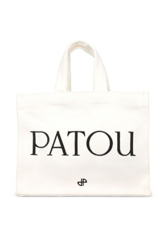 Patou Cream White Small Bag With Logo Tote Bag | THE LIST